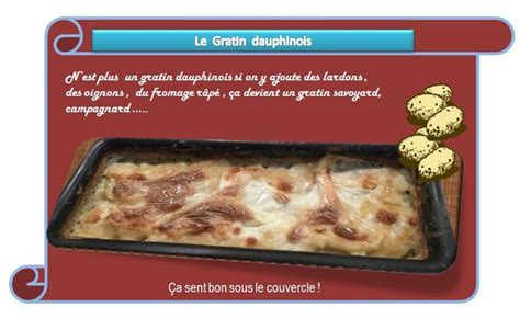 Le gratin dauphinois est l'emblème du gratin de pommes de terre, fondant et moelleux, il se réalise traditionnellement sans fromage et se gratine au terminer le gratin dauphinois : Pin on Recipes