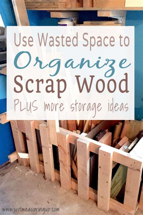 Scrap Wood Storage Bin Organize Your Garage Wood Scraps