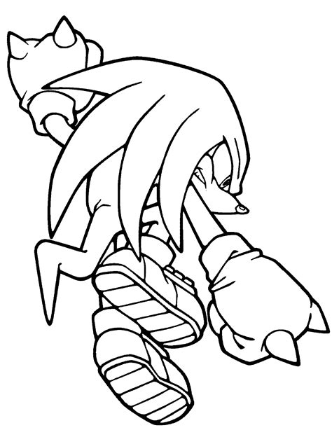 Https://tommynaija.com/coloring Page/sonic Vs Knuckles Coloring Pages