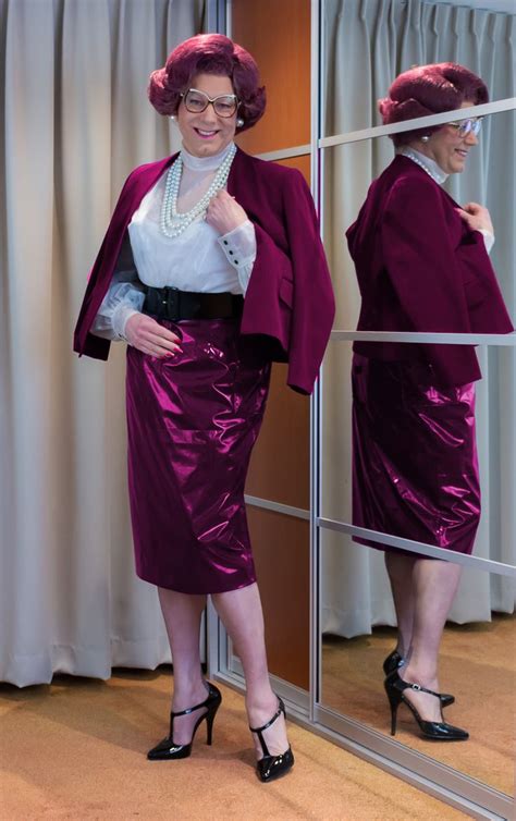 Crossdresser Makeover Gay Silk Blouses Transgender Women Ladies Shoes Crossdressers Sissy
