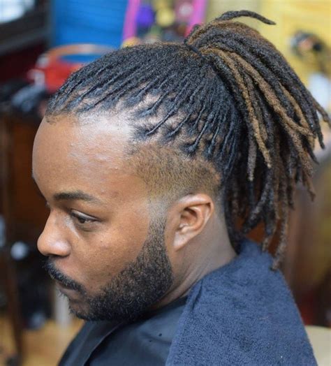 Tiny Locs Into Ponytail Stud Hairstyles Mens Ponytail Hairstyles Try