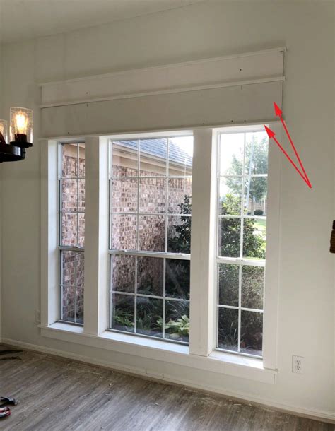 Diy half circle window shade cover tutorial. DIY Window Trim to Cover and Existing Half Circle Window ...