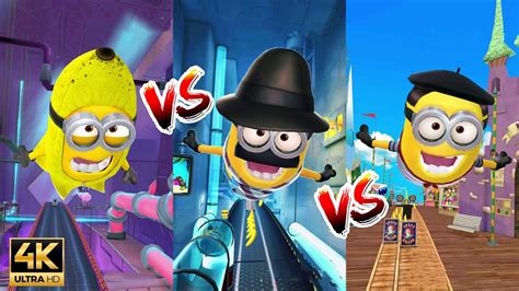 Minion Rush Race Minion Rush Banana Man Vs Dad Vs Niko Minions Bratts