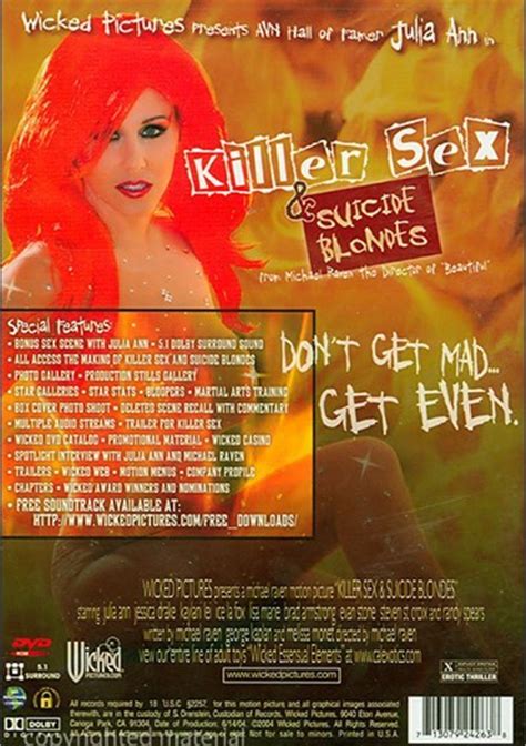 Killer Sex And Suicide Blondes 2004 Adult Dvd Empire