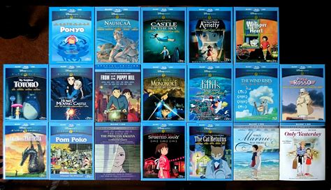 Official website of studio ghibli. Studio Ghibli collection completed (Blu-Rays + Slip Covers ...