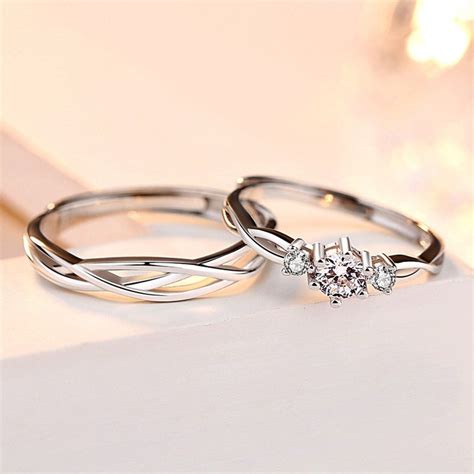 promise rings for couples matching promise rings etsy