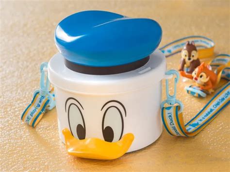 Japan Tokyo Disney Resort Donald Duck Happy Birthday Popcorn Bucket