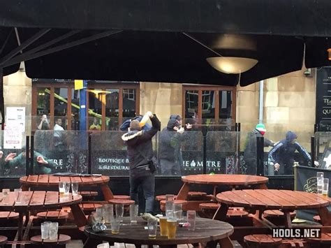 The problem of hooliganism related to football has been compared to what he described as the dark days of. Slask Wroclaw hooligans attack Sevilla fans in Manchester ...