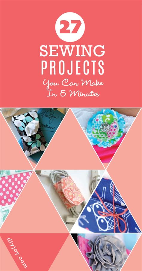 27 Simple Sewing Projects To Make In Less Than 5 Minutes