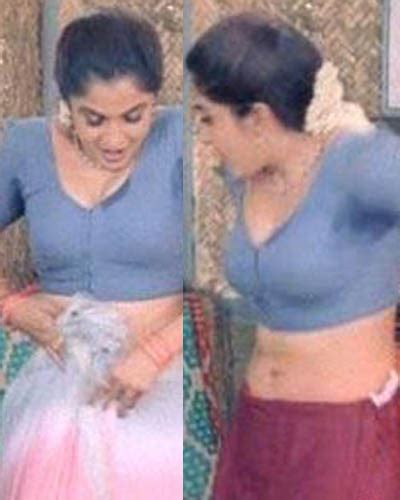 Mallu Actress Ramya Krishna Hot Saree Strip Images Hot Mallu Aunties