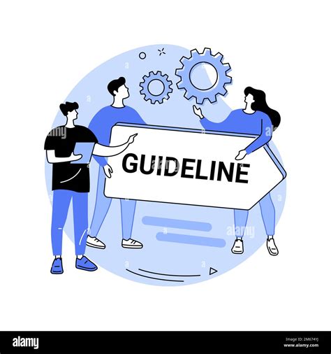 Brand Communication Guideline Abstract Concept Vector Illustration