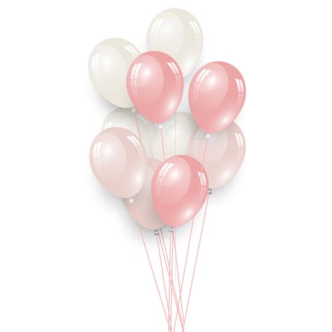 Top 80 Imagen Pink Balloons Transparent Background Thpthoangvanthu