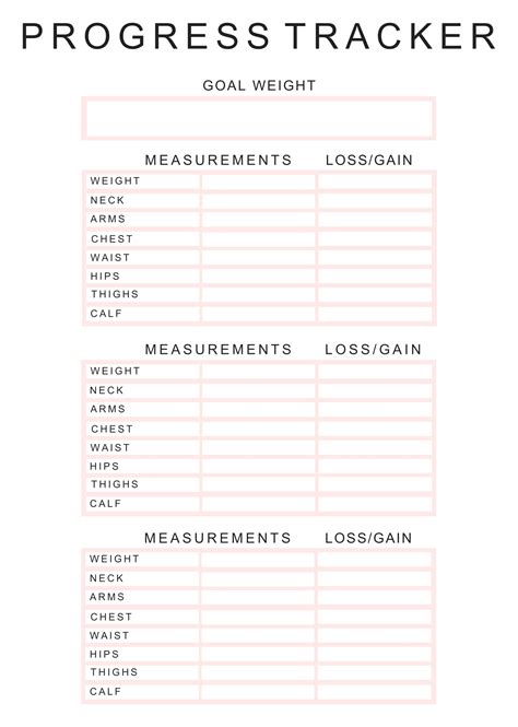 Free Printable Weight Loss Journal Template Printable Templates