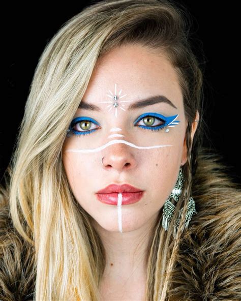El Mes Más Divertido Del Año Comenzó Este Maquillaje Vikingo Tribal Es Súper Fácil De Hacer
