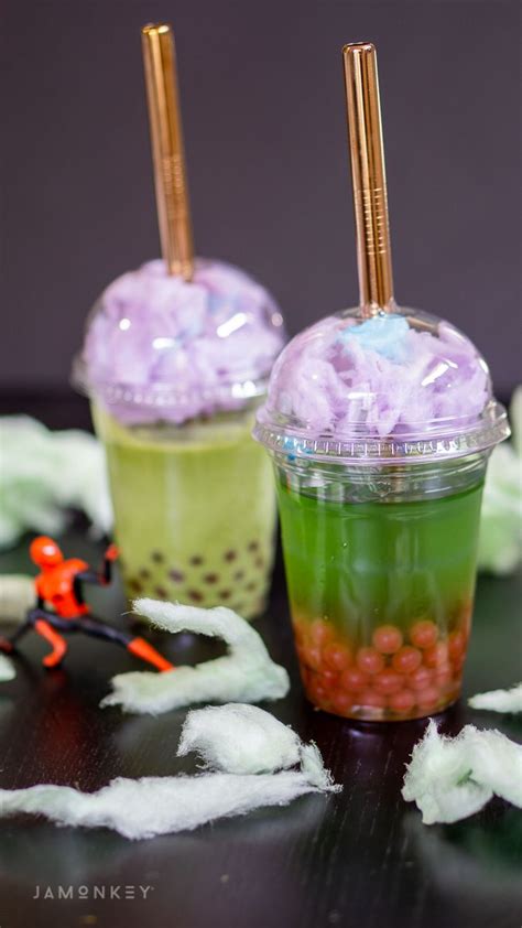 mysterio themed bubble tea recipe bubble tea tea drink recipes vietnamese dessert