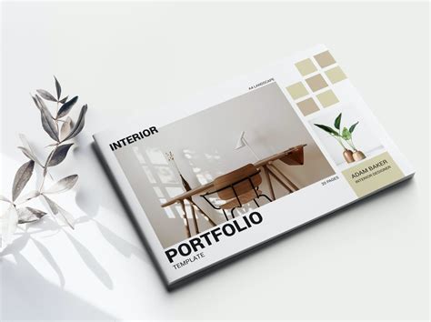 Interior Portfolio Template By Indesign Essence On Dribbble