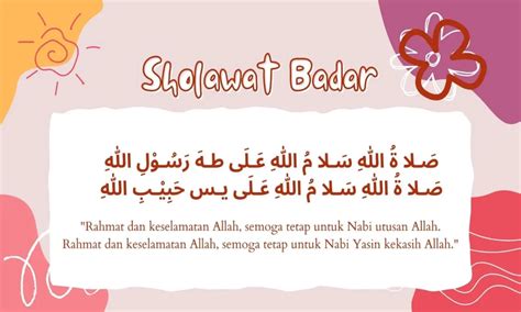 Lirik Sholawat Badar Latin Arab Artinya Lengkap Dengan Sejarah Dan