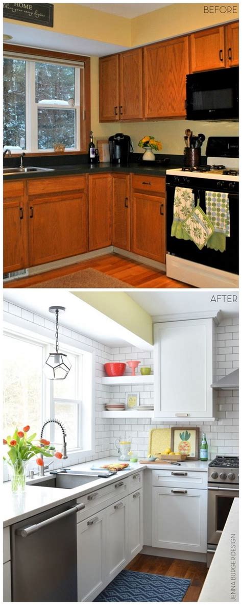 15 best kitchen remodel ideas & before afters: Pretty Before And After Kitchen Makeovers