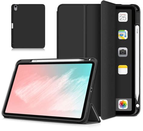 The ipad, ipad air and ipad pro can all use a version of the apple pencil. Casecentive Smart Case Tri-fold met Pencil Houder iPad Air ...