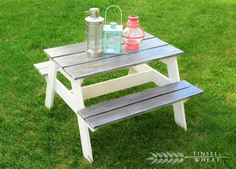 50 Free Diy Picnic Table Plans For Kids And Adults