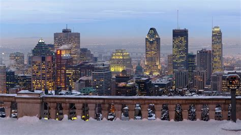 Montreal In The Winter Hd Wallpaper