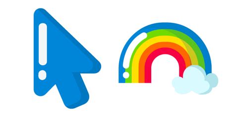 Minimal Rainbow Cursor Custom Cursor