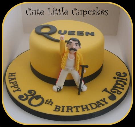 Freddie mercury birthday cake for a best friend!! Freddie Mercury Cake | A 6" vanilla & chocolate cake for a ...
