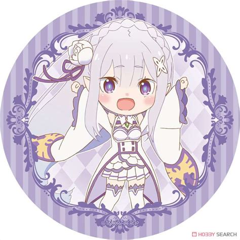 Re Life In A Different World From Zero Rubber Mat Coaster Emilia