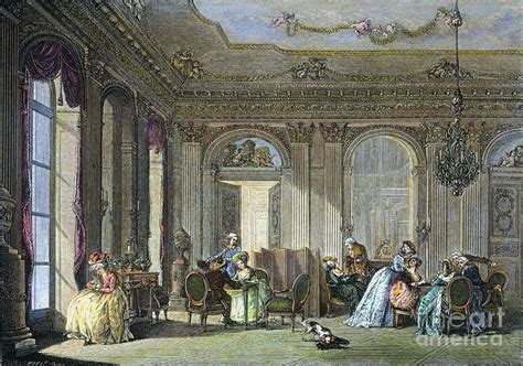 French Salon 18th Century By Granger 18th Century French Salon