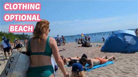 Visiting Nude Beach From Jack Layton Ferry Terminal To Hanlan S Point Beach Youtube