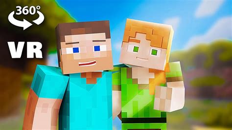 360° Vr Alex And Steve Life Minecraft Animation Youtube