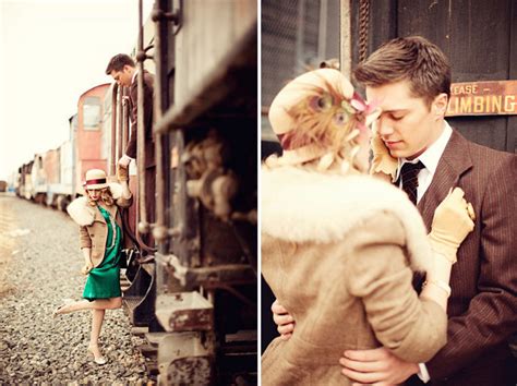 Life Of A Vintage Lover Vintage Train Engagement Inspiration