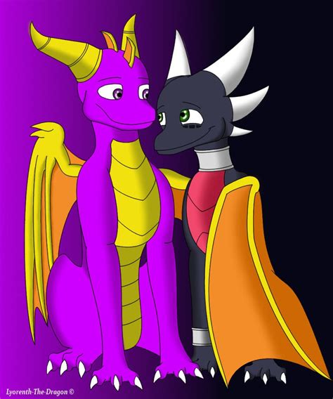After The War Spyro And Cynder By Lyorenth The Dragon On Deviantart