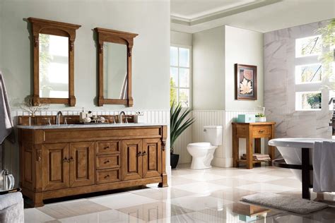 Find vanity cabinets, legs, or full vanities in a variety of styles. 72" Brookfield Country Oak Double Bathroom Vanity