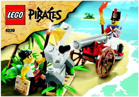 Lego 6239 Cannon Battle Instructions Pirates