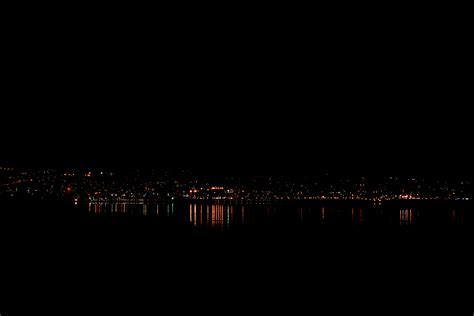 Free Download Hd Wallpaper Night City City Lights Panorama Duluth