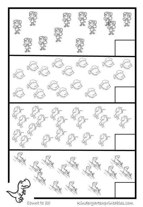 Counting Worksheets 11 20 Counting Worksheets Preschool Counting