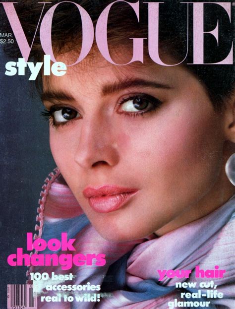 Isabella Rossellini By Richard Avedon Vogue Us March 1982 Kelly Lebrock