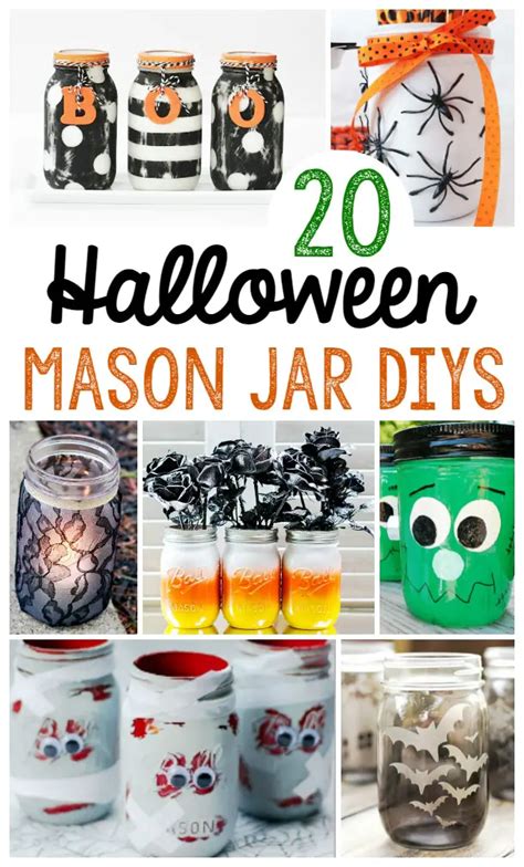 20 Diy Halloween Mason Jars