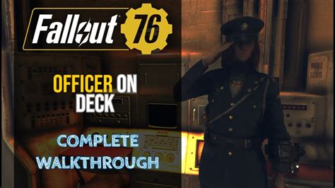 Fallout 76 Tips Officer On Deck Enclave Quest Line Guide Youtube