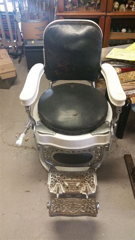 Related:heavy duty barber chairs barber chairs antique vintage barber chairs barber station barber chair barber chairs red koken antique barber chairs barber stations belmont barber chairs barber chairs for sale salon increase your salon or barbershop sales made in the usa. ANTIQUE THEO A KOCHS BARBER CHAIR | Antiques, Barber chair ...