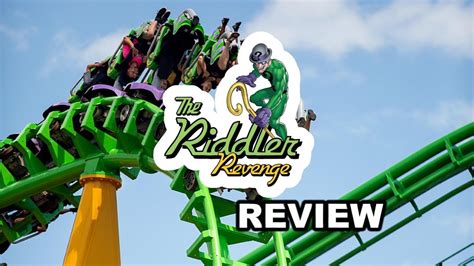 Riddler Revenge Review Six Flags New England Agawam Ma Youtube