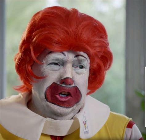 Trump Ronald Mcdonald Clown Blank Template Imgflip