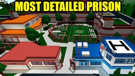Crazy Detailed Jailbreak Prison In Bloxburg Roblox Youtube