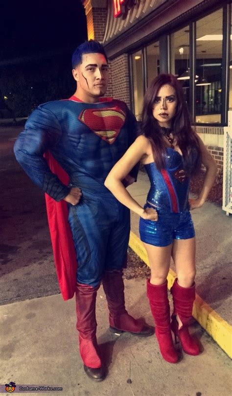 Supergirl And Superman Couple Costume