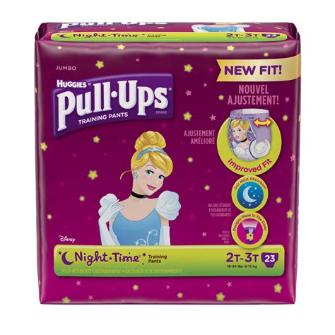 Pull Ups Night Time Potty Training Pants For Girls 2t 3t 18 34 Lb
