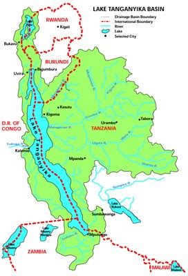 Lake tanganyika, second largest of the lakes of eastern africa. The physics of the warming of Lake Tanganyika by climate change — Lake Tanganyika