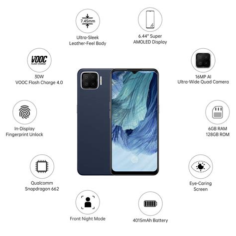 Read full specifications, expert reviews, user ratings and faqs. OPPO F17 Navy Blue 6GB|128GB
