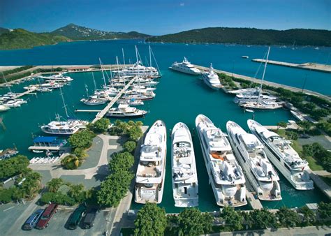 Crown Bay Marina Located In A Beautiful Caribbean Yacht Charter