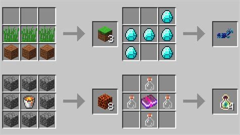NEW CRAFTING TABLE RECIPES (Minecraft 1.13 Snapshot) - YouTube